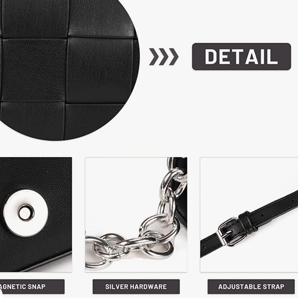 Woven Handbag Cassette Style - Picture 5 of 7